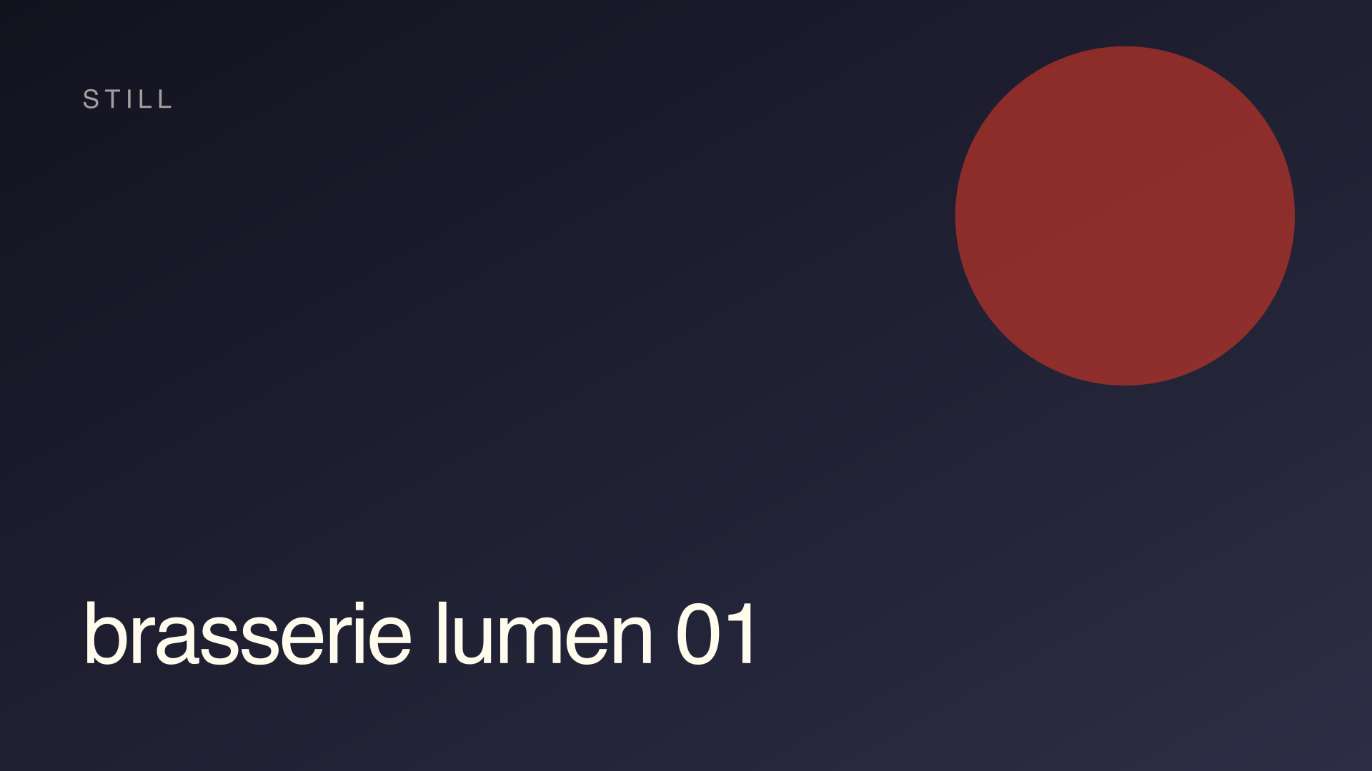 Brasserie Lumen beeld 1