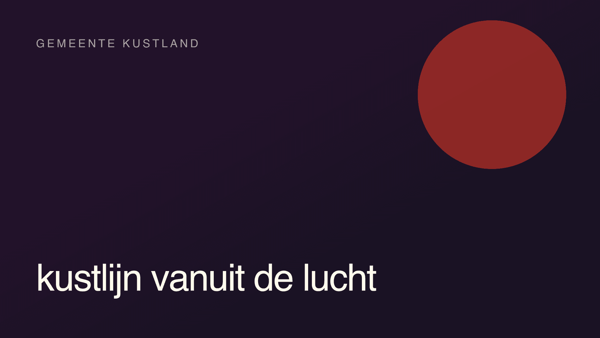 Gemeente Kustland · Kustlijn vanuit de lucht