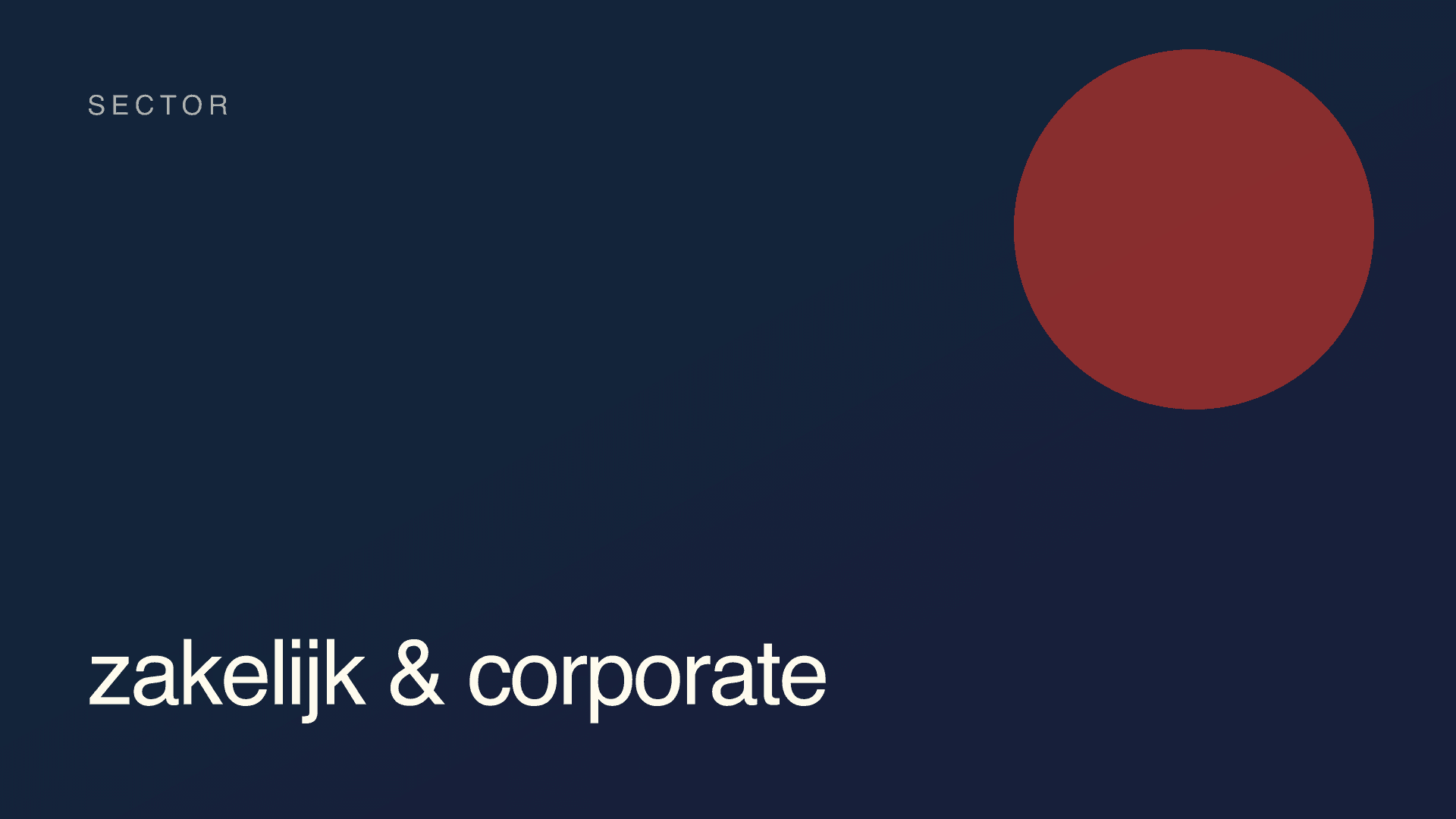 Zakelijk & corporate